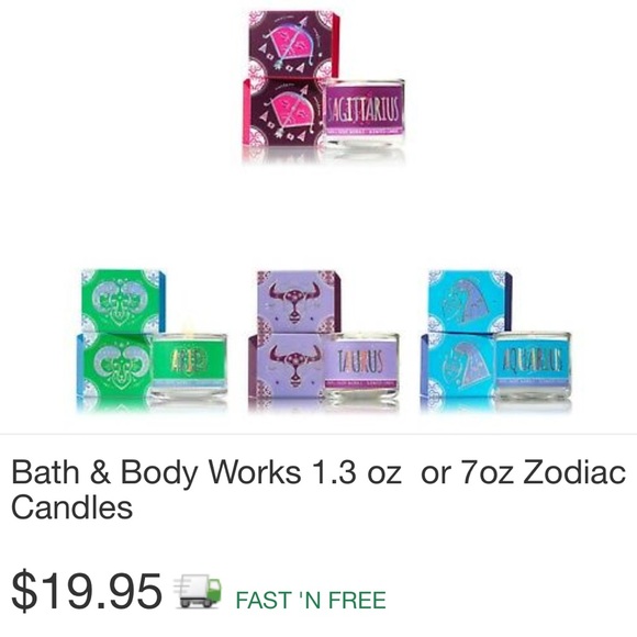 Bath & Body Works Accents Bath Body Works Mini Zodiac Candle Taurus